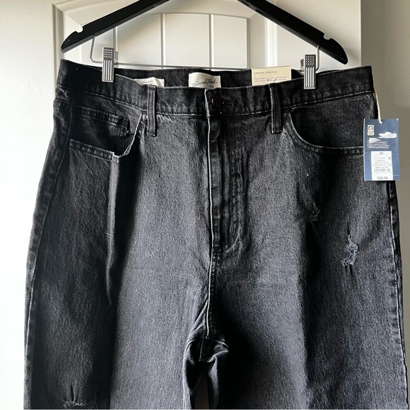 Universal Thread New Black Vintage Straight Leg Jeans 18 - Picture 2 of 7
